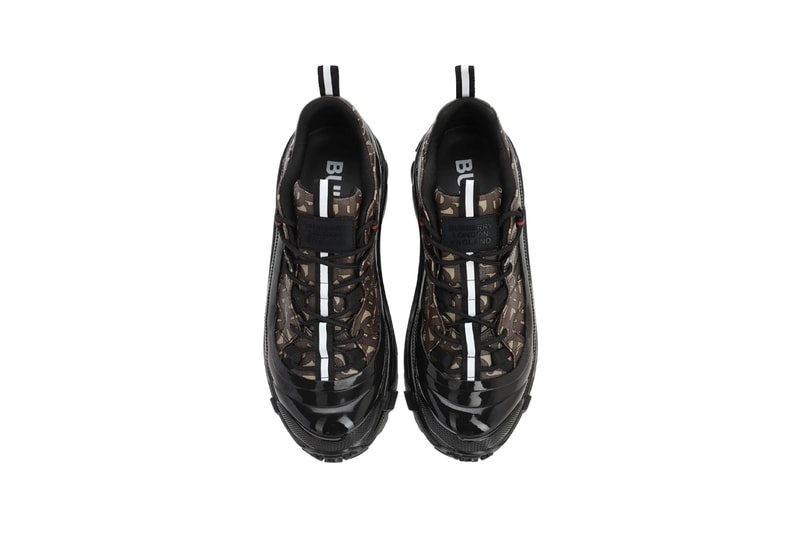 Burberry TB Monogram Arthur Gallica Tech Sneakers Release Information Riccardo Tisci Fall Winter 2019 Footwear Sneaker Drop Cop Vis Tech Chunky Boot-trainer E-Canvas Environmentally Friendly 