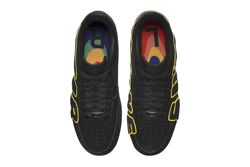 Cactus Plant Flea Market Nike Air Force 1 By You Official Look Black White Yellow Red Release Info Date Buy Capsule 