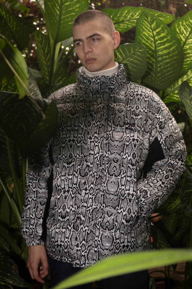 Schott NYC Caliroots "Animal Pack" Collection Puffers "Nebraska" Short Jackets Parkas White Snake Cow Black Snake Leo Red  