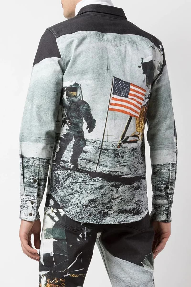 Calvin Klein Jeans Est 1978 Moon Landing Denim Shirt Hypebeast