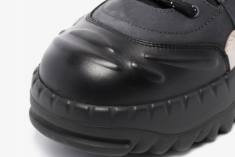 CamperLab x Kiko Kostadinov Black Leather Boots Sneaker White Monochromatic Goretex Ripstop windprood weatherized triple black hiking