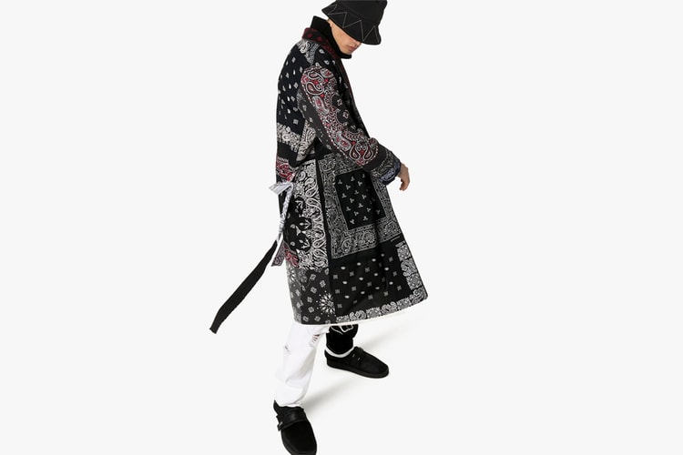 Children of the Discordance Crafts a "Black/Red/White" Bandana Coat