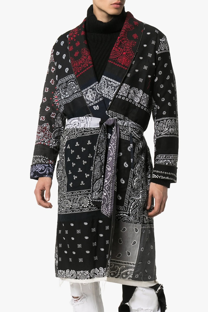 Children of the Discordance Bandana Coat Black Red White Release Info Date Buy Print Vintage Style Cotton