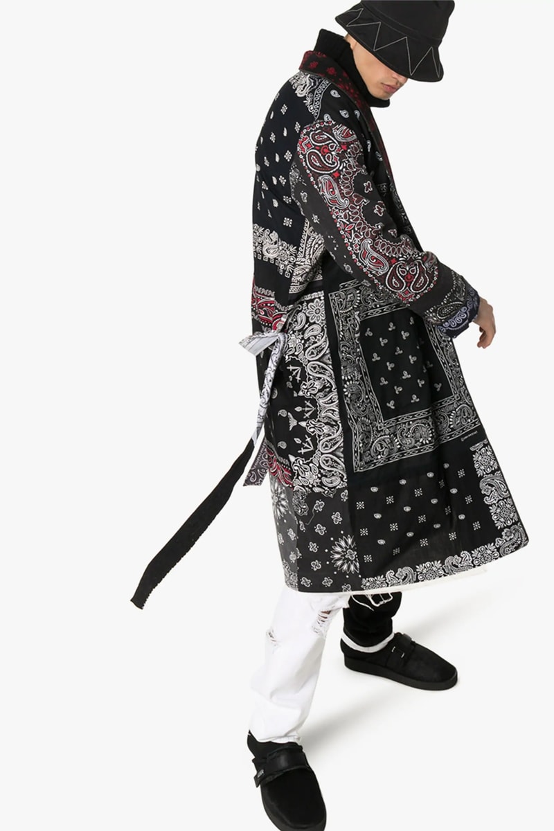 Children of the Discordance Bandana Coat Black Red White Release Info Date Buy Print Vintage Style Cotton 