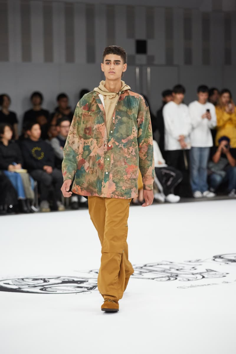 children of the discordance spring summer 2020 ss20 runway show collection tokyo fashion week hideaki shikama bandana print sustainable
