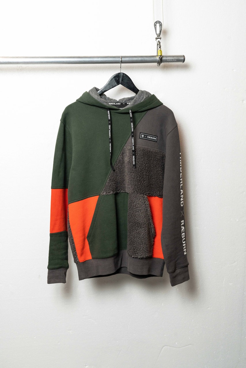 Christopher Raeburn x Timberland Fall 2019 Collaboration fw19 winter collection release date shoe jacket coat hoodie patchwork reduce reuse recycle