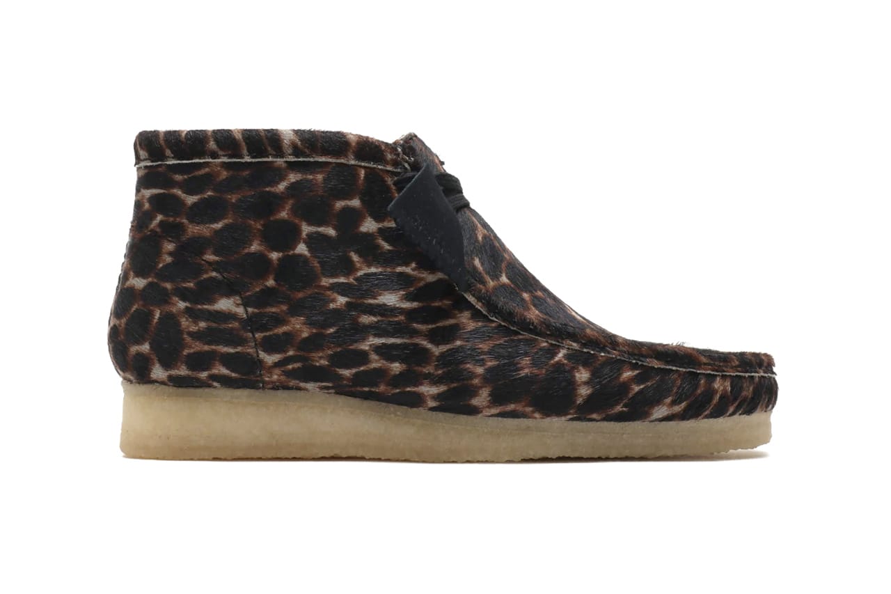 leopard print boots clarks
