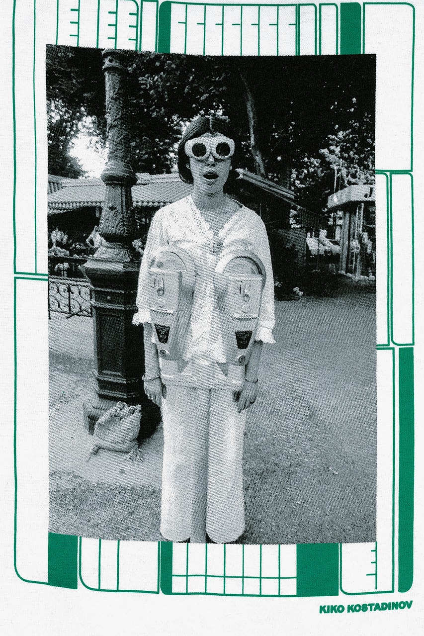 Claude Nori x Kiko Kostadinov Capsule Collection Dover Street Market London Closer Look Lookbook 'Lunettes' T-Shirt Zip-Up Top DSML Space Vanillajellaba Installation Serpentine Park Nights