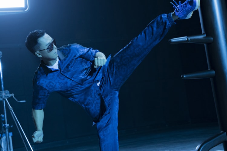 CLOT Taps Donnie Yen For Latest Nike Air Force 1 "Royale University Blue Silk" Campaign