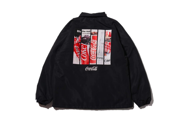 Coca Cola company Atmos Lab Fall Winter 2019 Capsule Collection soft drink beverage black white red apparel collaboration logos Japan