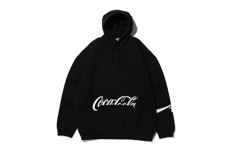 Coca Cola company Atmos Lab Fall Winter 2019 Capsule Collection soft drink beverage black white red apparel collaboration logos Japan