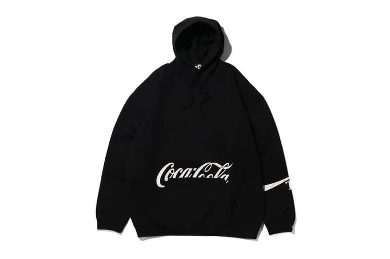 Coca Cola company Atmos Lab Fall Winter 2019 Capsule Collection soft drink beverage black white red apparel collaboration logos Japan