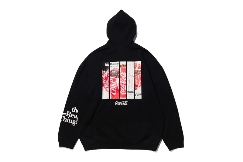 Coca Cola company Atmos Lab Fall Winter 2019 Capsule Collection soft drink beverage black white red apparel collaboration logos Japan