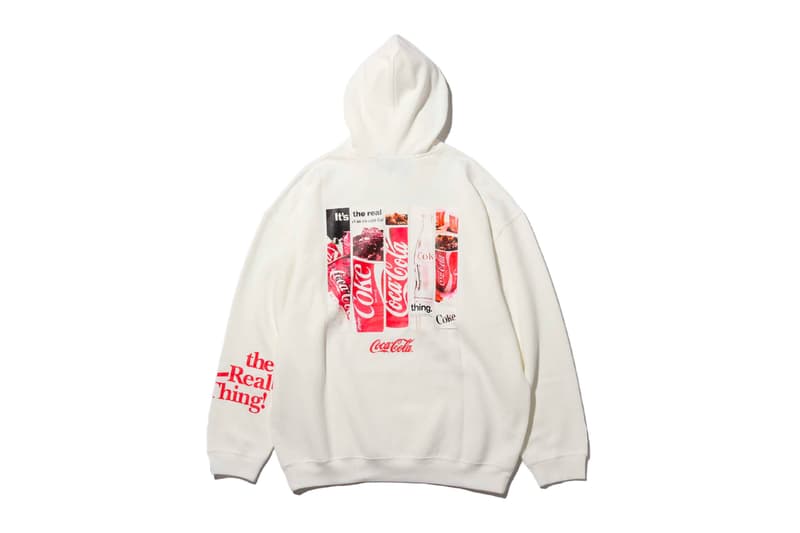 Coca Cola company Atmos Lab Fall Winter 2019 Capsule Collection soft drink beverage black white red apparel collaboration logos Japan