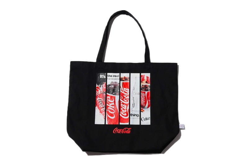 Coca Cola company Atmos Lab Fall Winter 2019 Capsule Collection soft drink beverage black white red apparel collaboration logos Japan