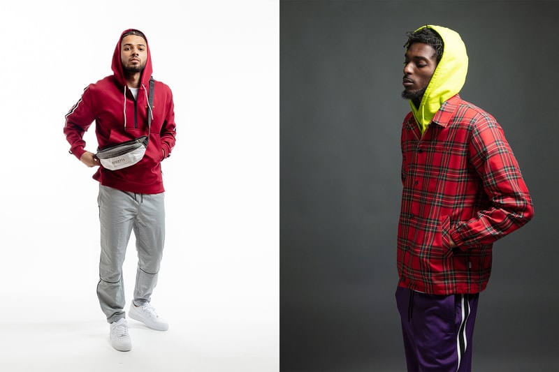 Concepts Fall/Winter 2019 Collection Flannel Long Sleeve Crewneck Sweatshirts Hoodies Pants Purple Green Red Black Purple White Fanny Packs Small Bags Hats