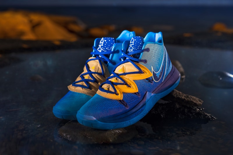 concepts cncpts nike kyrie irving 5 orions belt blue gold Pyramids of Giza egypt water