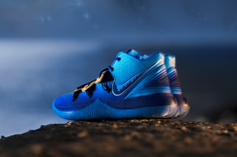 concepts cncpts nike kyrie irving 5 orions belt blue gold Pyramids of Giza egypt water