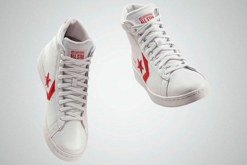 Converse All Star Pro Leather Pack Release Information Footwear Sneakers House of Hoops Chicago New York Brooklyn Los Angeles Chevron Logo White Red 