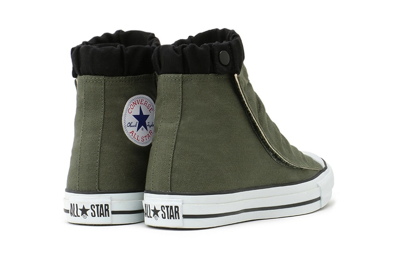converse japan all star chuck taylor jogger hi high black olive