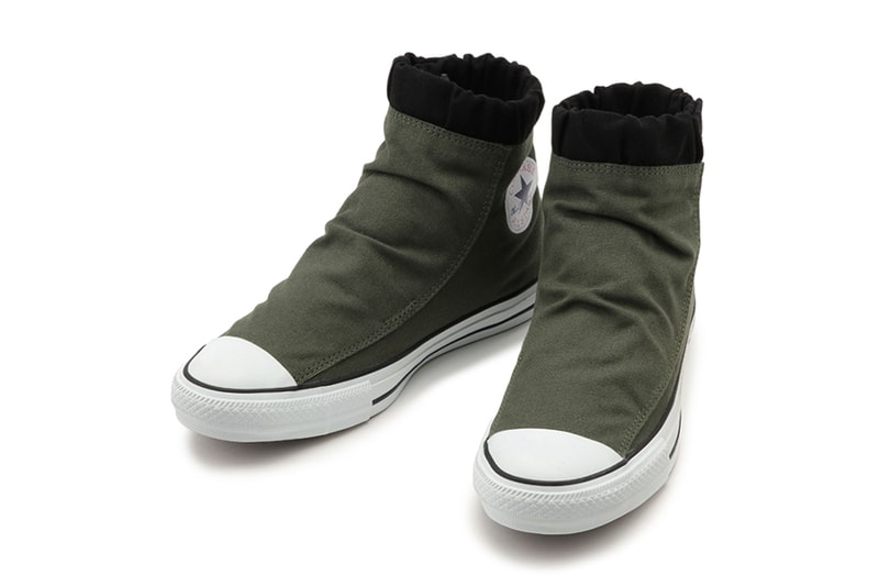 converse japan all star chuck taylor jogger hi high black olive