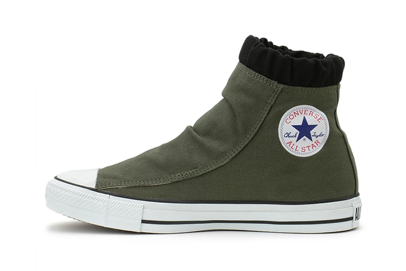converse japan all star chuck taylor jogger hi high black olive