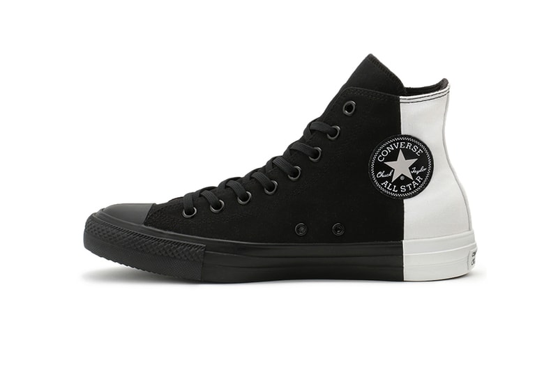 converse japan chuck taylor all star hi high black white yin yang monopanel