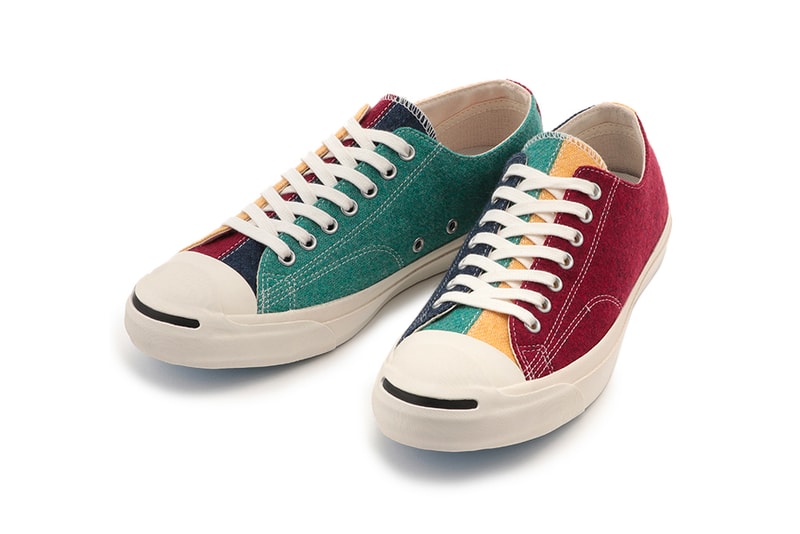 Converse Japan Jack Purcell Multi wool RH sneakers footwear shoes trainers runners all star react HD midsole Fall Winter 2019 asymmetrical crazy pattern november