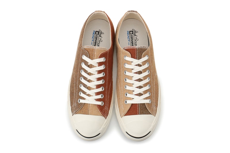 Converse Japan Jack Purcell Multi wool RH sneakers footwear shoes trainers runners all star react HD midsole Fall Winter 2019 asymmetrical crazy pattern november