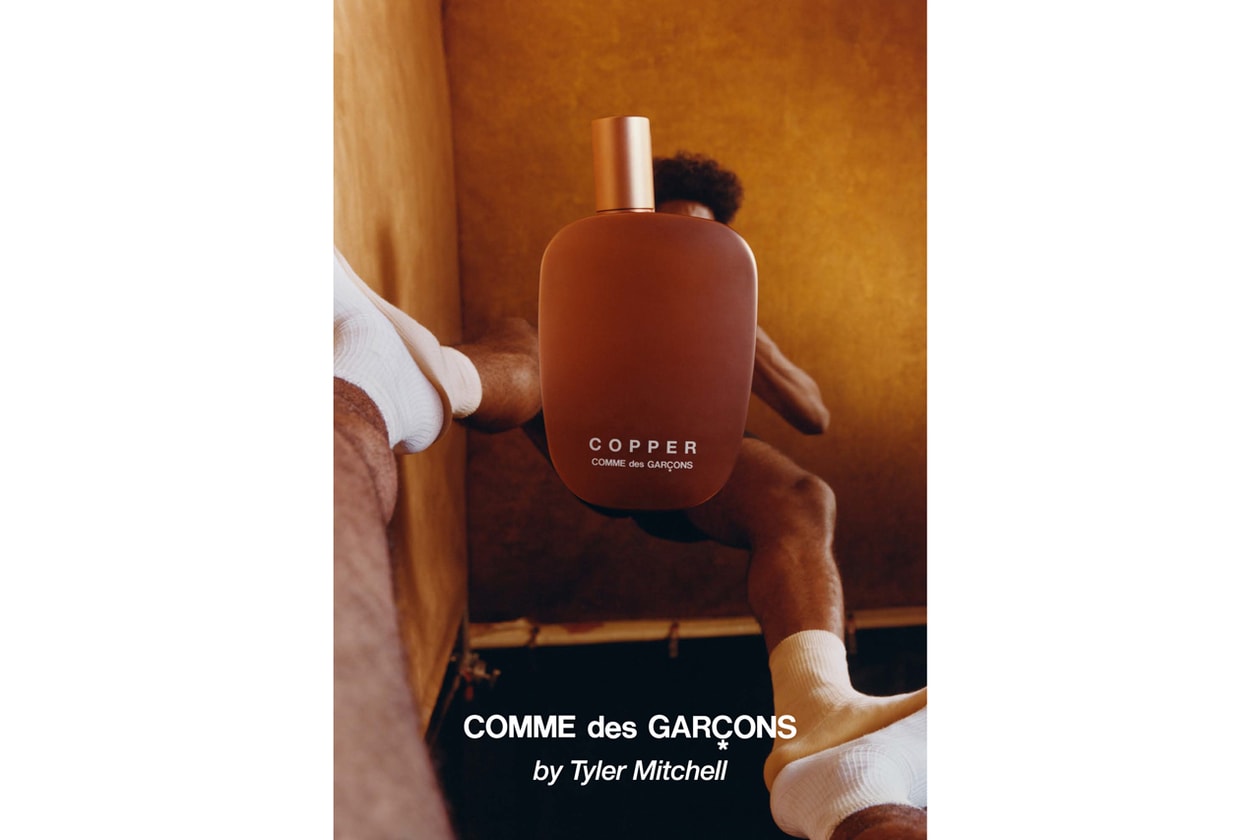 comme des garcons dover street market parfums fragrance perfume rei kawakubo paris adrian joffe christian Astuguevieille copper tyler mitchell hinoki concrete eau de wonderwood clash radish vetiver byredo thom browne gucci 