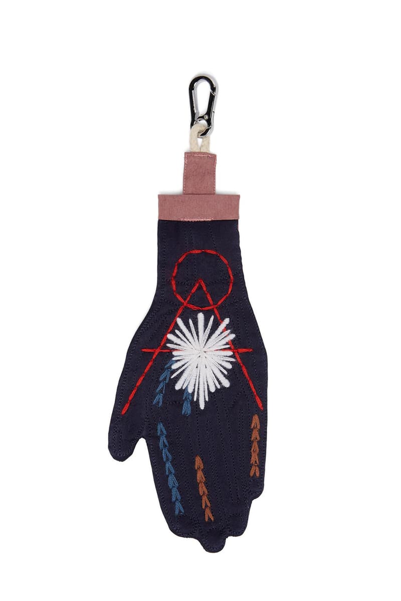 Craig Green FW19 Exclusive Embroidery Pieces matchesfashion.com jacket puckered canvas tote bag keychain body hand colorway