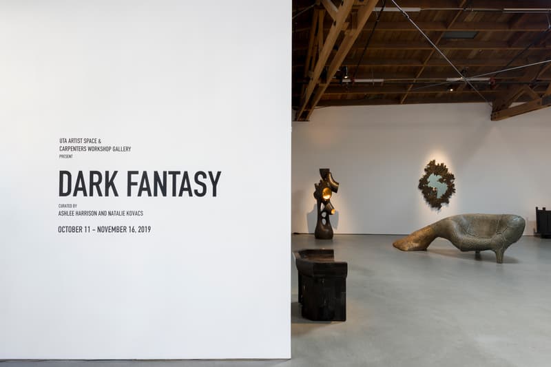 virgil abloh rick owens dark fantasy exhibition uta artist space LA furniture architecture los angeles carpenters workshop gallery