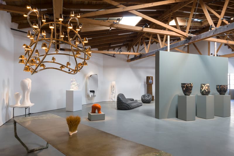 virgil abloh rick owens dark fantasy exhibition uta artist space LA furniture architecture los angeles carpenters workshop gallery