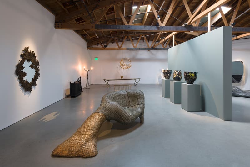 virgil abloh rick owens dark fantasy exhibition uta artist space LA furniture architecture los angeles carpenters workshop gallery