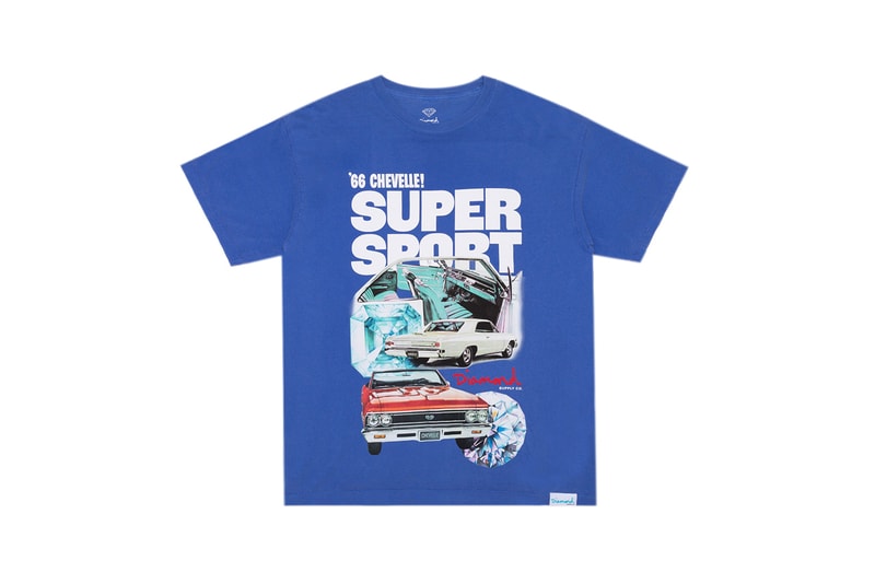 diamond supply chevy chevelle collaboration collection hats buttonups collared shirts jackets 