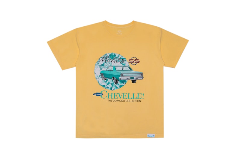 diamond supply chevy chevelle collaboration collection hats buttonups collared shirts jackets 