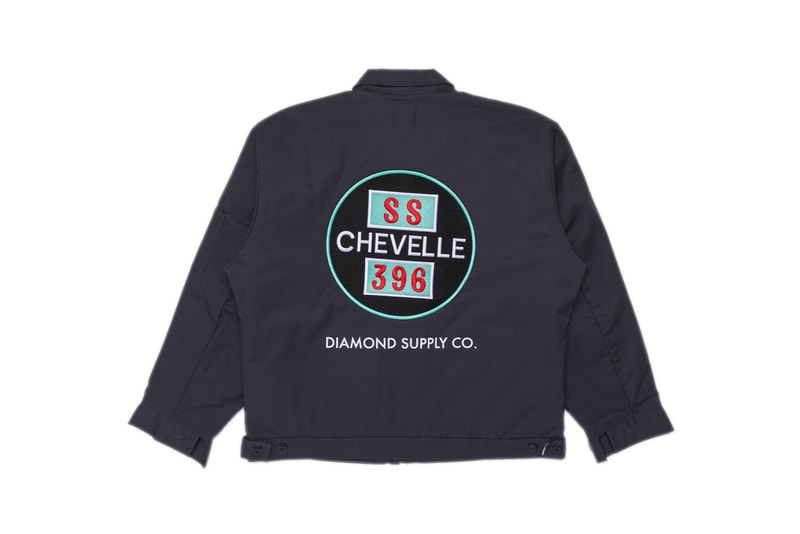 diamond supply chevy chevelle collaboration collection hats buttonups collared shirts jackets 