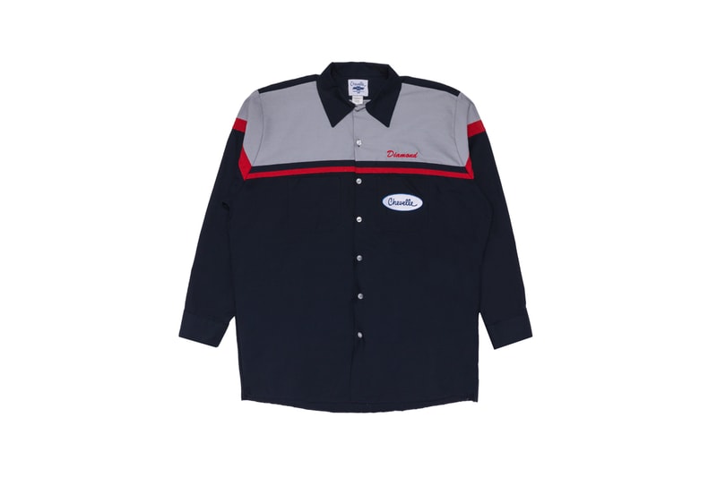 diamond supply chevy chevelle collaboration collection hats buttonups collared shirts jackets 