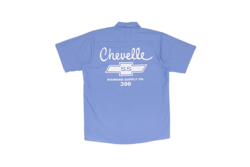 diamond supply chevy chevelle collaboration collection hats buttonups collared shirts jackets 