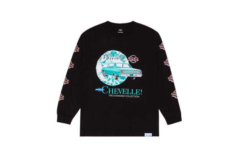 diamond supply chevy chevelle collaboration collection hats buttonups collared shirts jackets 