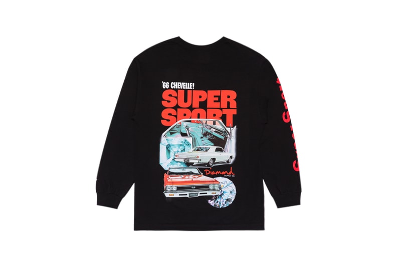 diamond supply chevy chevelle collaboration collection hats buttonups collared shirts jackets 