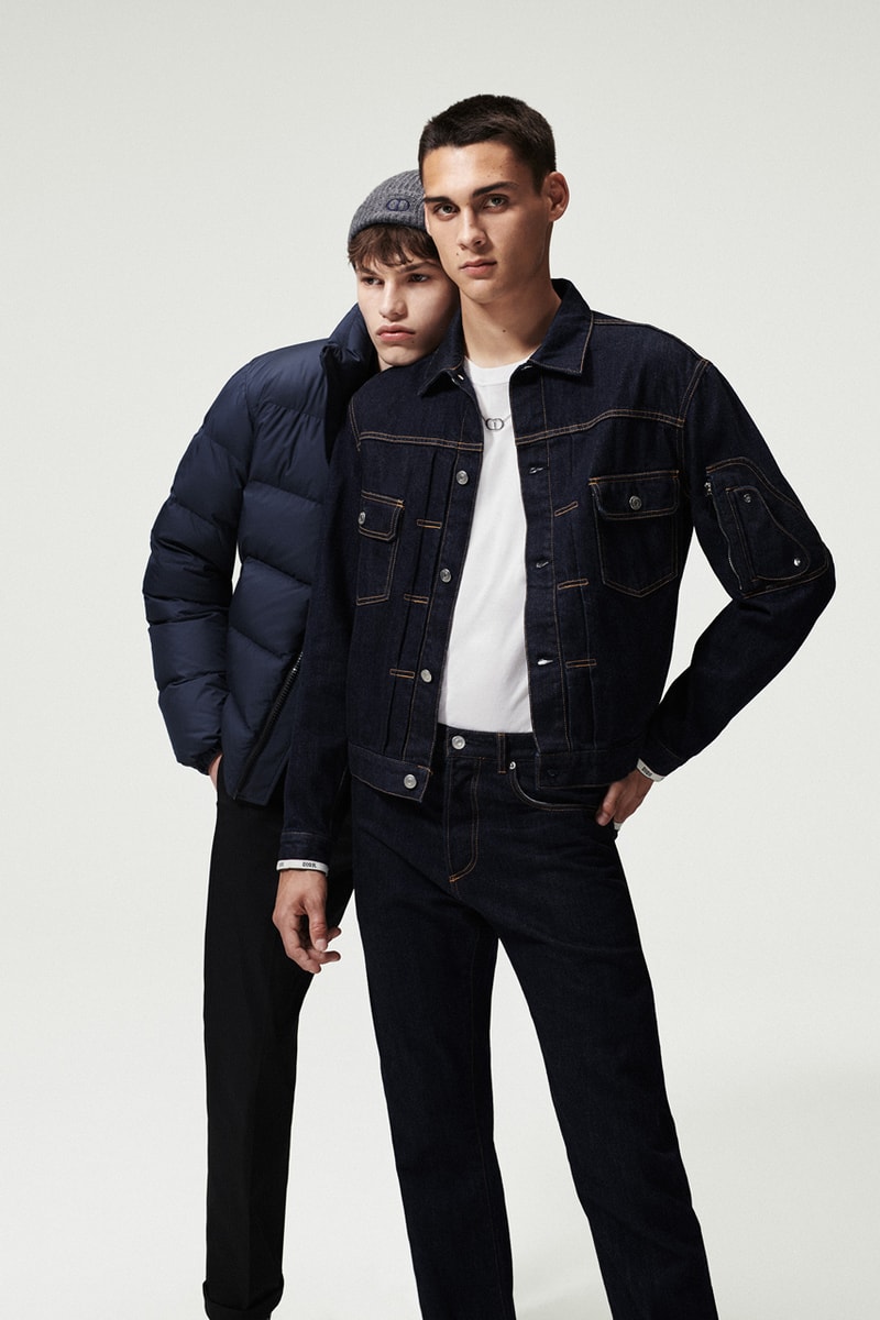 Dior Men "Essentials" Collection Release Jackets Long sleeves Coats T-shirts Hoodies Black Blue White Suits Bags Puffer Jackets Oblique Jacquard B23 B22 Sneaker 