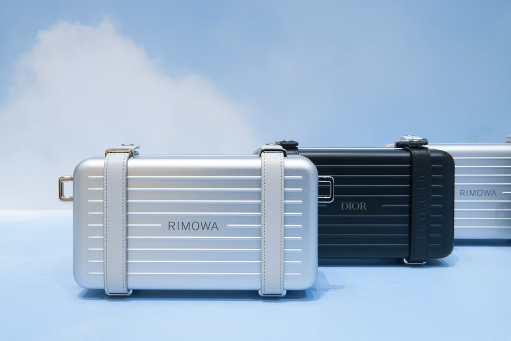 dior rimowa suitcase capsule collection travel launch 