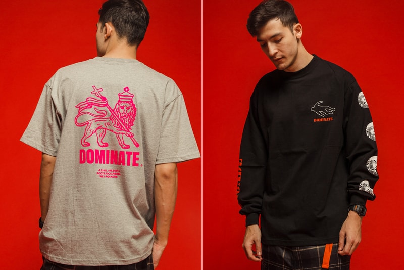 Dominate Jakarta Fall/Winter 2019 Lookbook Collection Jackets Pants Crewnecks Hoodies Shorts T-shirts Belts Hats Bags Brown Olive Black Orange Volt