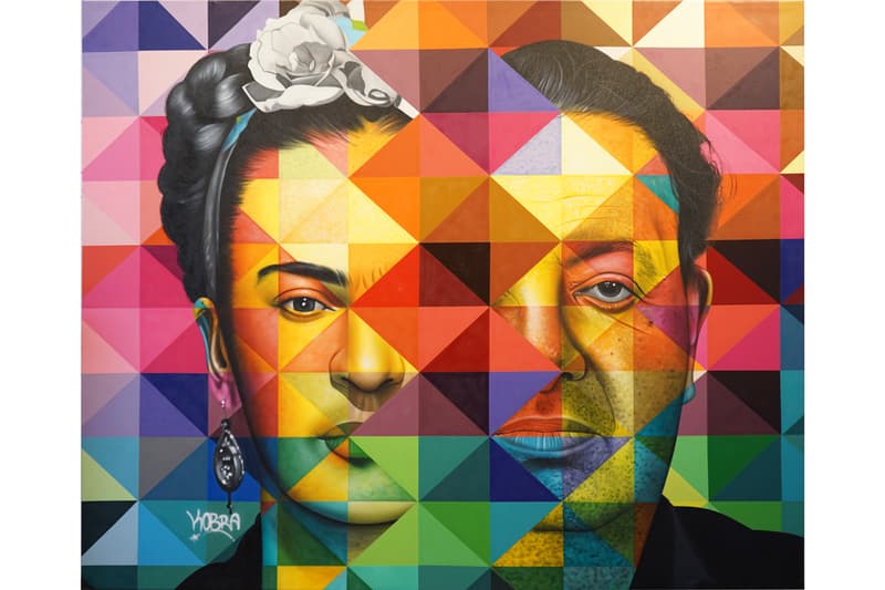 Kobra "Larger Than Life Part II" Exhibit GGA Gallery Wynwood Walls Murals Princess Diana Frida Kahlo Diego Rivera Nelson Mandela Ethnicities Paintings