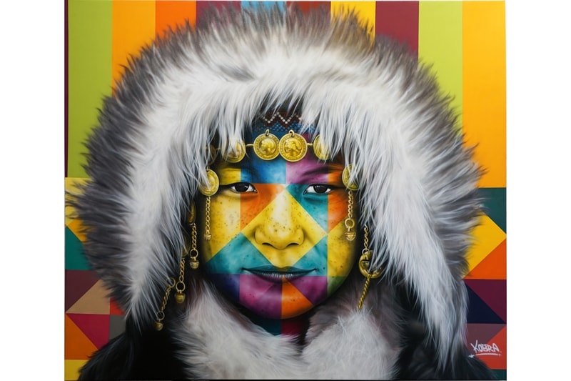 Kobra "Larger Than Life Part II" Exhibit GGA Gallery Wynwood Walls Murals Princess Diana Frida Kahlo Diego Rivera Nelson Mandela Ethnicities Paintings 