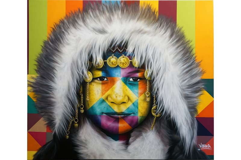 Kobra "Larger Than Life Part II" Exhibit GGA Gallery Wynwood Walls Murals Princess Diana Frida Kahlo Diego Rivera Nelson Mandela Ethnicities Paintings