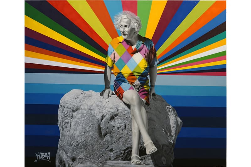 Kobra "Larger Than Life Part II" Exhibit GGA Gallery Wynwood Walls Murals Princess Diana Frida Kahlo Diego Rivera Nelson Mandela Ethnicities Paintings
