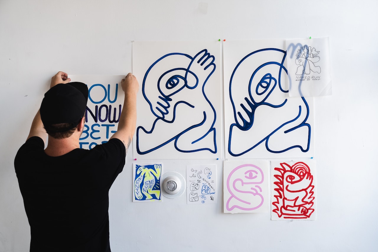 pen and paper efdot exclusive interview murals artworks visual art