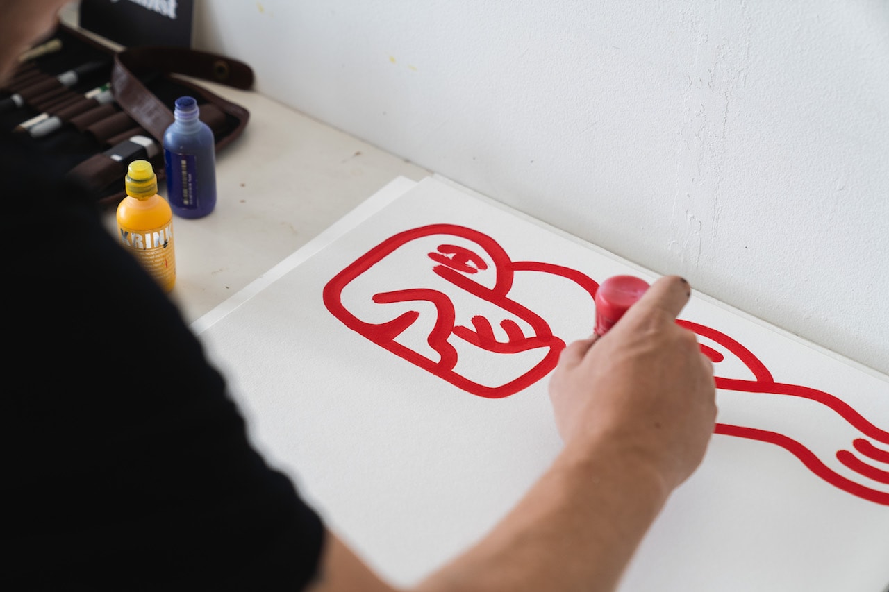 pen and paper efdot exclusive interview murals artworks visual art